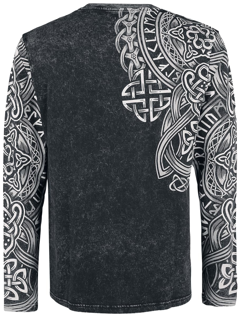 black-premium-by-emp-longsleeves-schwarzes-langarmshirt-l image 3