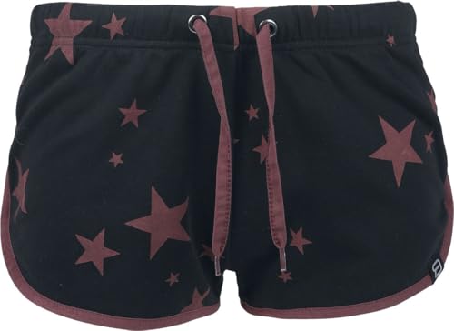 red-by-emp-schwarze-shorts-sternen-print-damen image 7