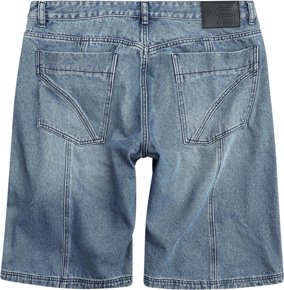 red-by-emp-blaue-baggy-shorts-herren-l-knielang image 3