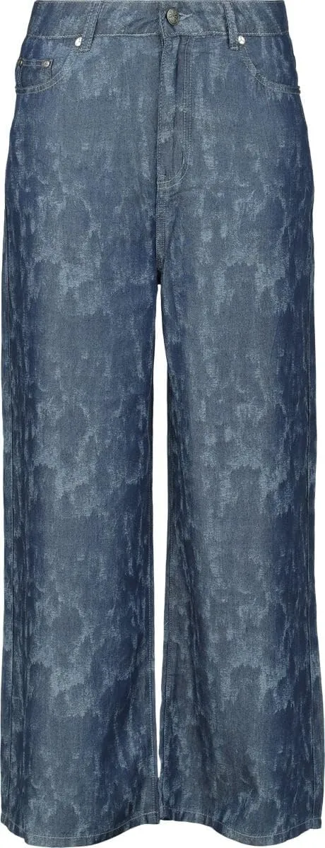 red-by-emp-wide-leg-stoffhose-damen-blau-denim-optik-30w-32l image 1